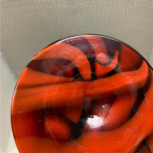 Vintage Kralik Welz Czechoslovak Glass Candlestick - Picture 6 of 11